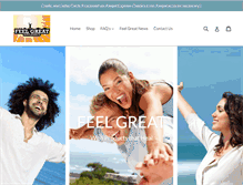 Tablet Screenshot of feelgreatsupplements.com